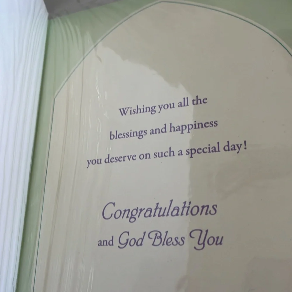 4 Communion cards from special thoughts all new in plastic four cards